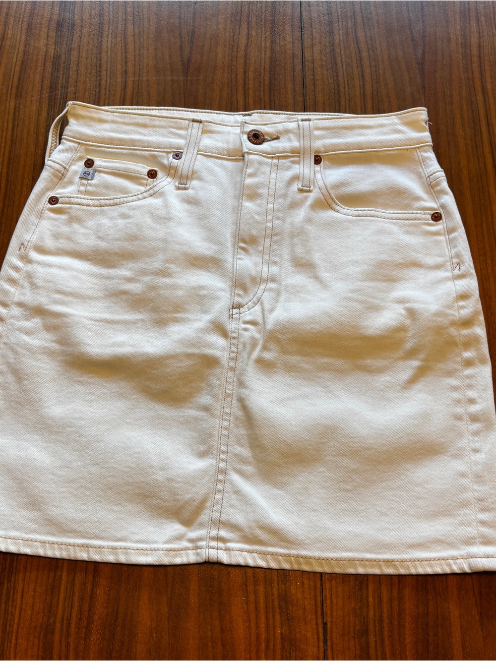 AG Adriano-Goldschmied The Vera Denim Miniskirt Size 4